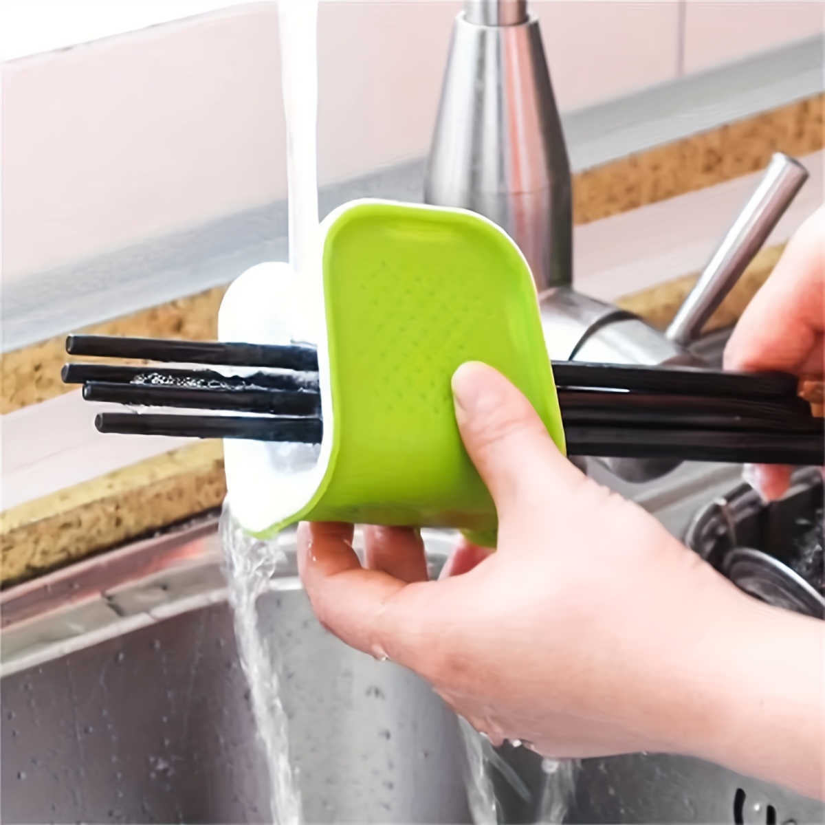 Handle Sponge Dish washers Brush Kitchen Cleaning Brush