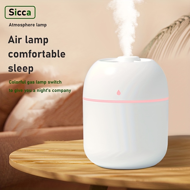 1pc Air Humidifier 420ml Household Usb Portable Sprayer Personal Desktop  Humidifier For Car Office Bedroom And