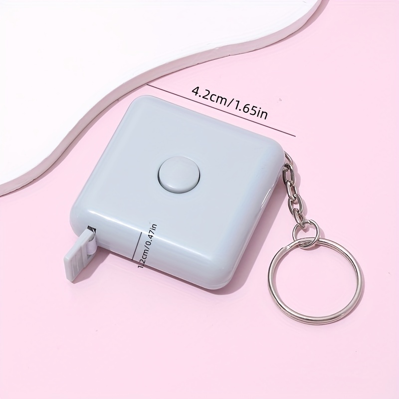 Cute Mini Retractable Keychain Tape Measure Perfect For - Temu