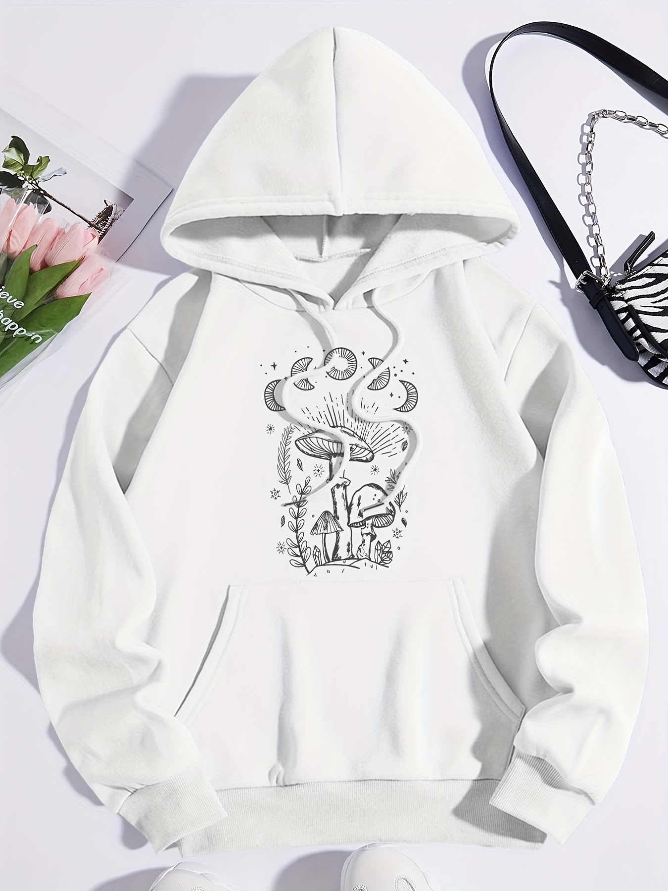 White claw hoodie with best sale drink pocket