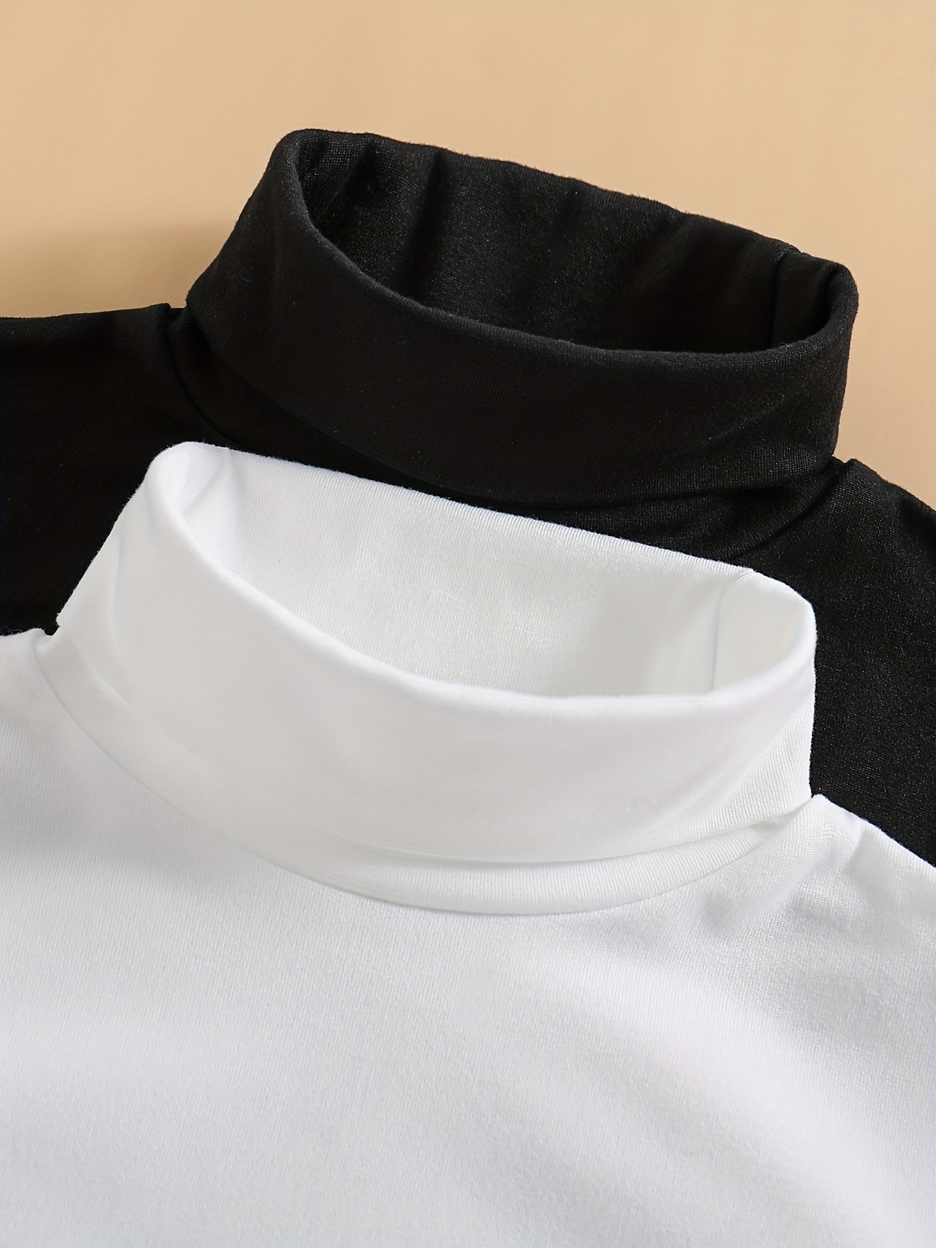 White turtleneck outlet undershirt