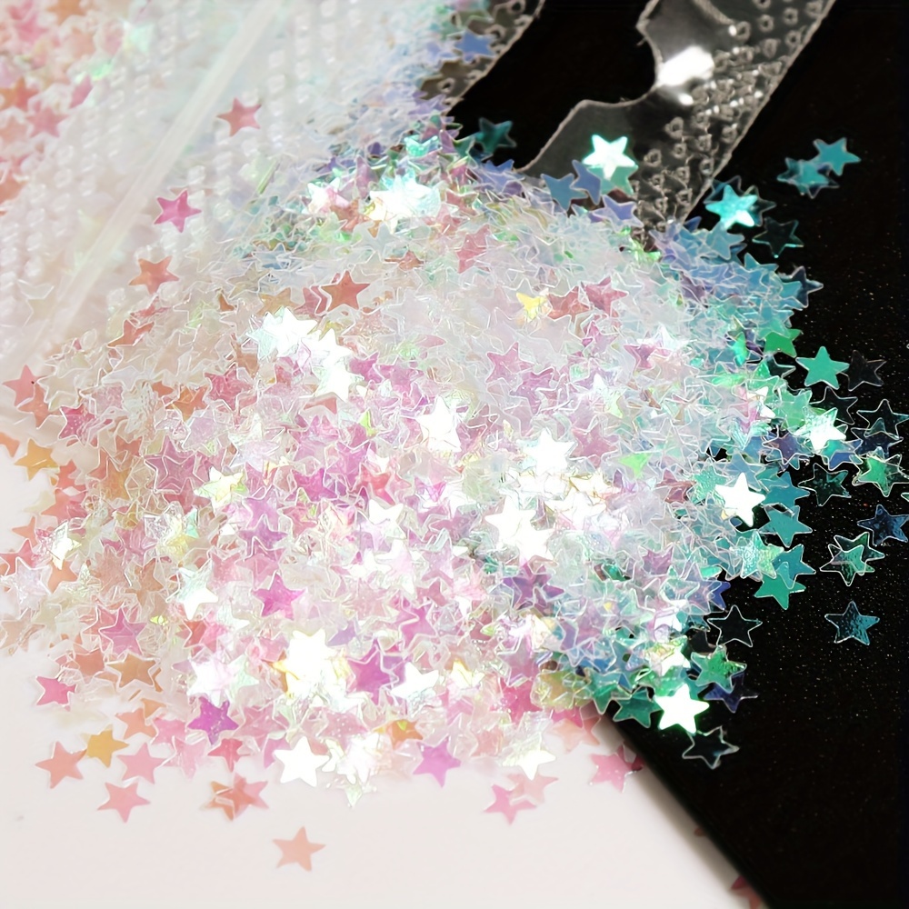 Holographic Glitter Sequins For Resin Mold Filler Laser Starry