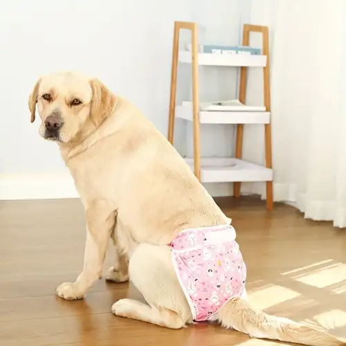 Dog Diapers Sanitary Panties Full Body Dog Diaper Reusable - Temu
