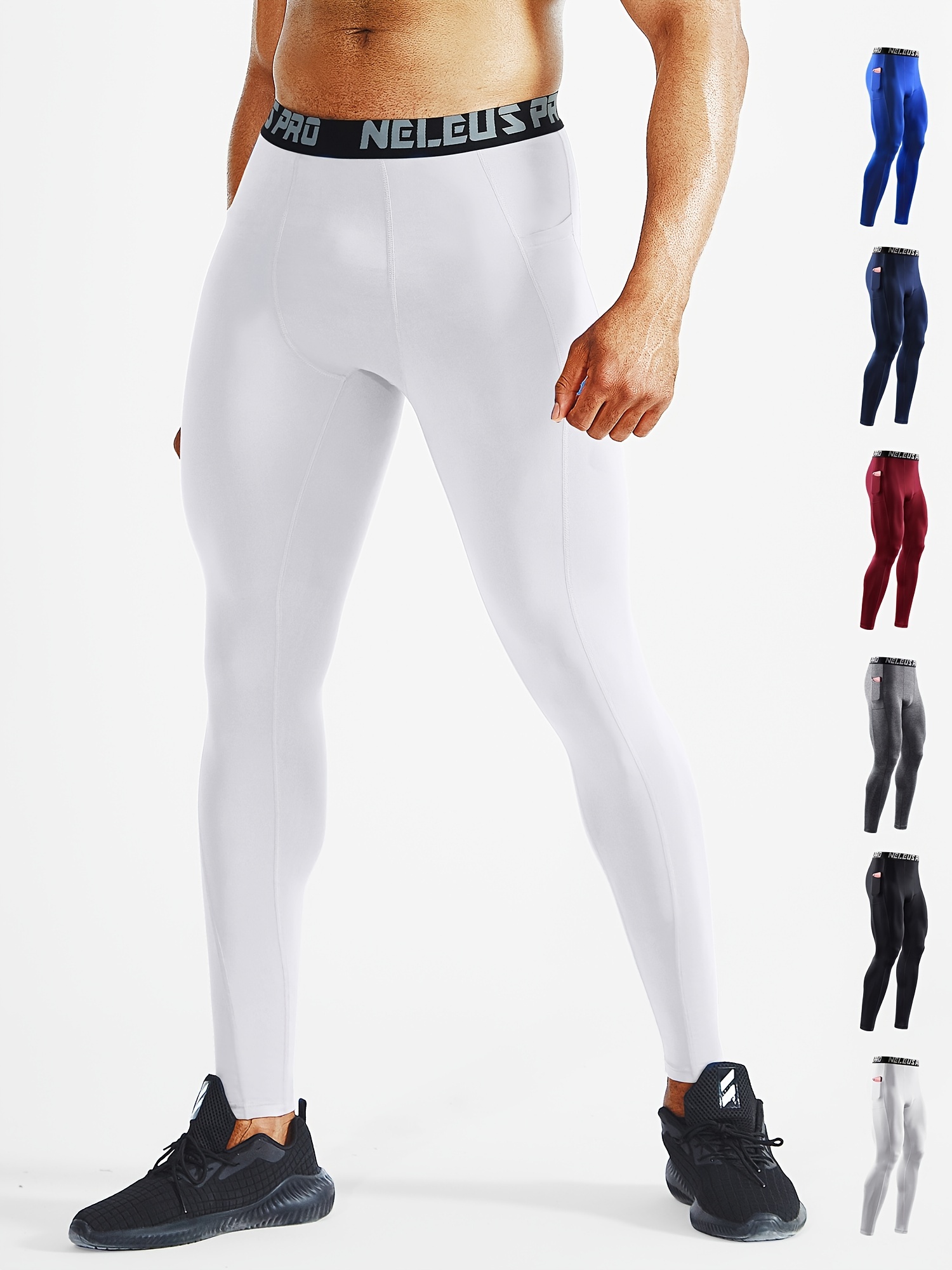 Men's Tight Sports Pants, Fitness Running Training Quick Drying And  Breathable Comfy Pants