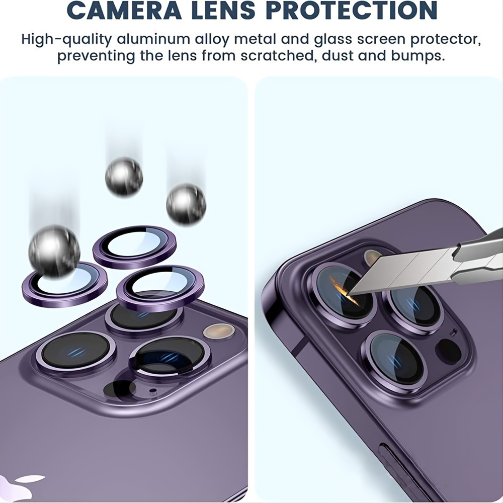 Camera Lens Protector for iPhone 14 Pro/iPhone 14 Pro Max, Alloy