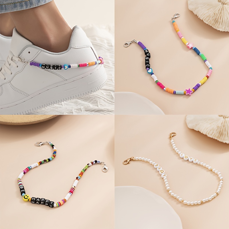 2pcs/pair 22cm Chains for Clogs, Colorful & Transparent Colors Chains for Women Girls Boys Men, Christmas Birthday Gifts,Temu