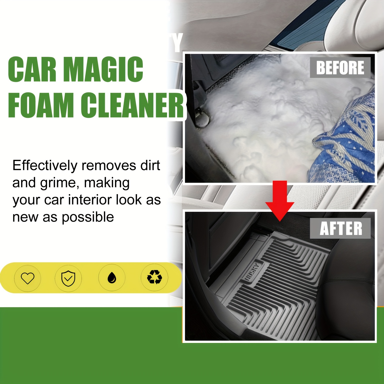 Car Foam Cleaner Efficient Cleaning Foam Universal Car - Temu