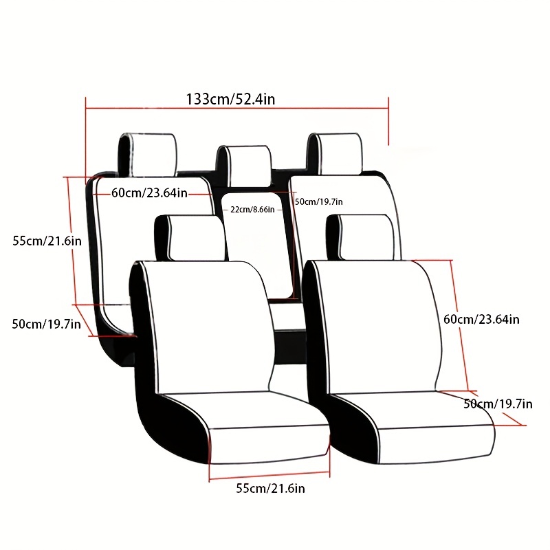 Fundas Asiento Coche Incluido Bambú 5 Asientos Fundas Cojín - Temu Chile