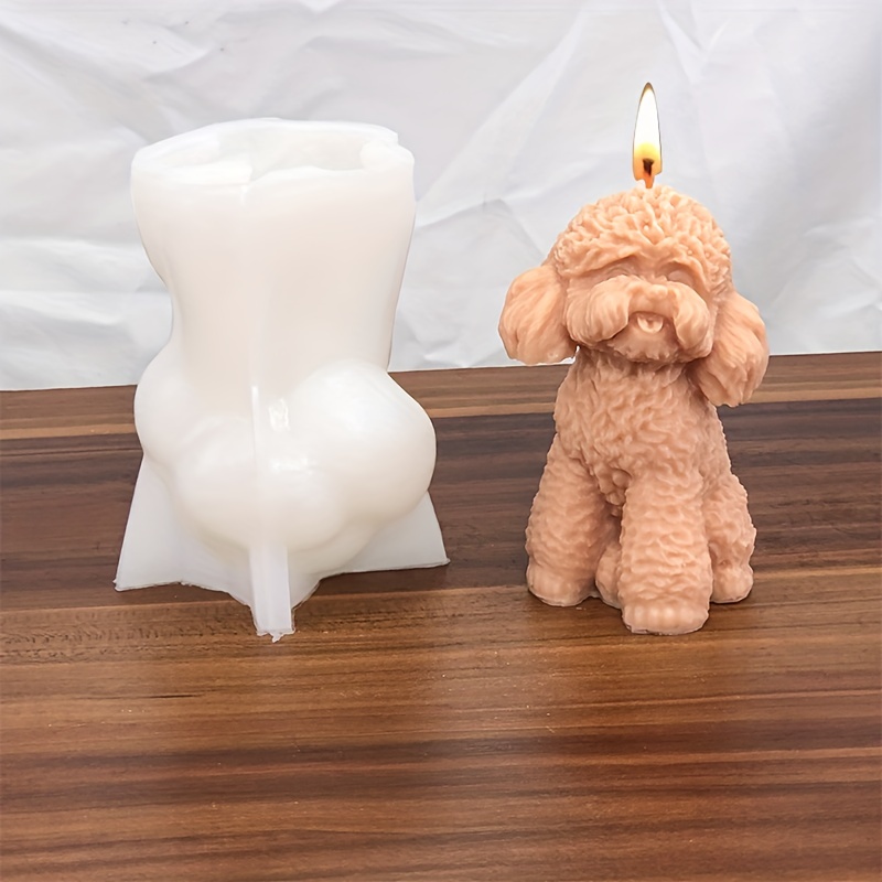 Standing Cute Rabbit Silicone Molds DIY Handmade Scented Candle