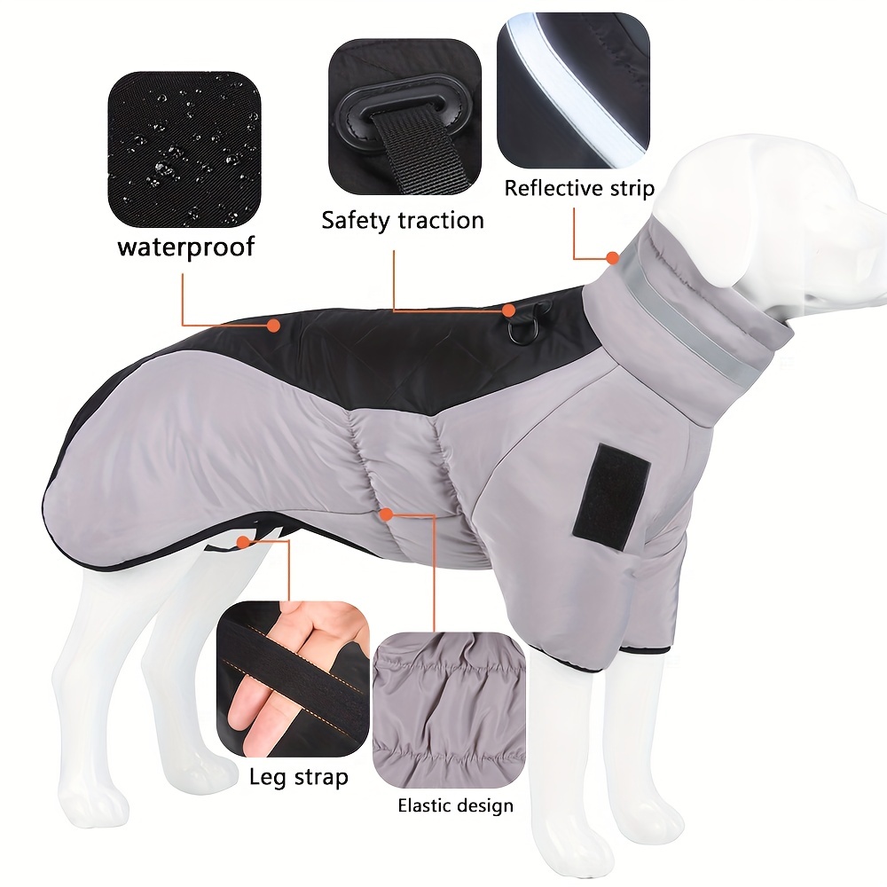 1 Veste Imperméable Et Chaude Pour Animaux De Compagnie, Vêtements  Réfléchissants Et Coupe-vent Pour Animaux De Compagnie En Jaune, Adaptés  Aux Chiens De Petite Et Moyenne Taille – Idéal Pour Les Activités