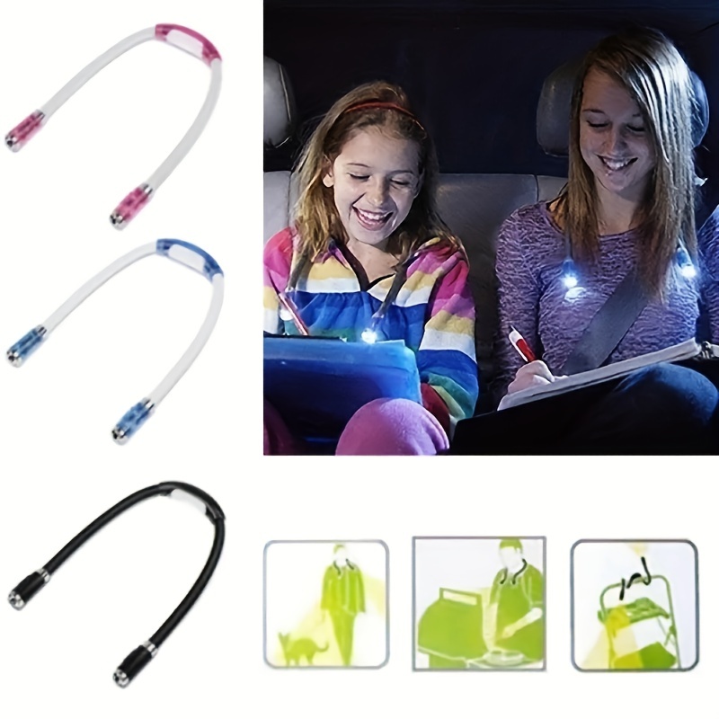 LED Neck Light Battery Operated Knitting Crocheting Lamp Book
