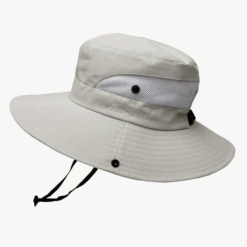 Sombrero Sombrero para el sol de ala ancha con protección UV, sombrero de  cubo plegable para pesca, Meterk Sombrero