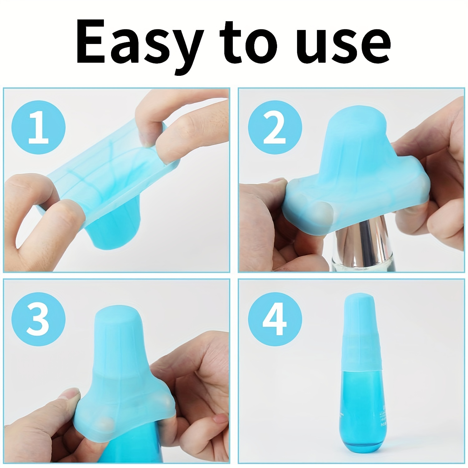 Travel Bottle Covers, Silicone Travel Size Container Sleeves