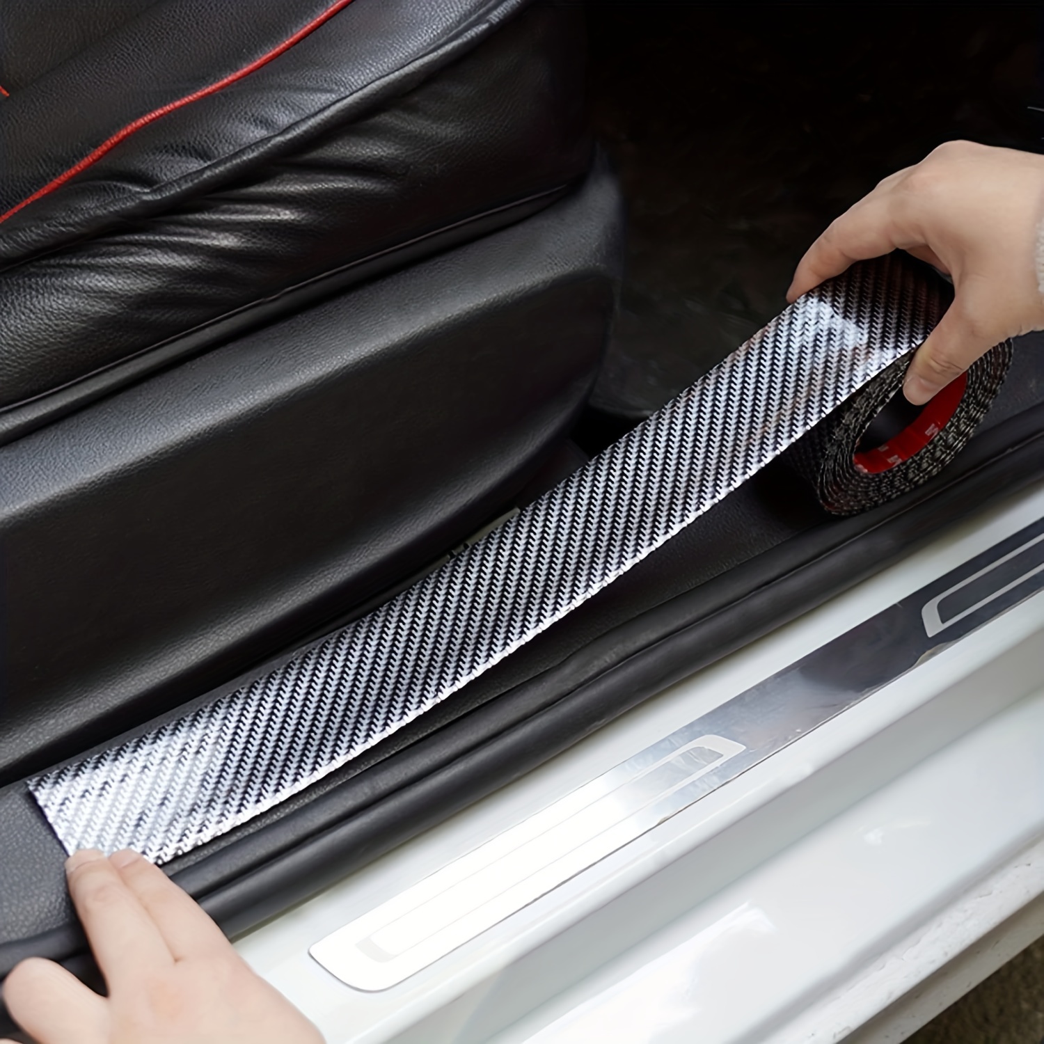 Acheter Bande Anti-Collision transparente pour porte de voiture, peut  couper la bande, seuil Anti-Collision, accessoires de voiture