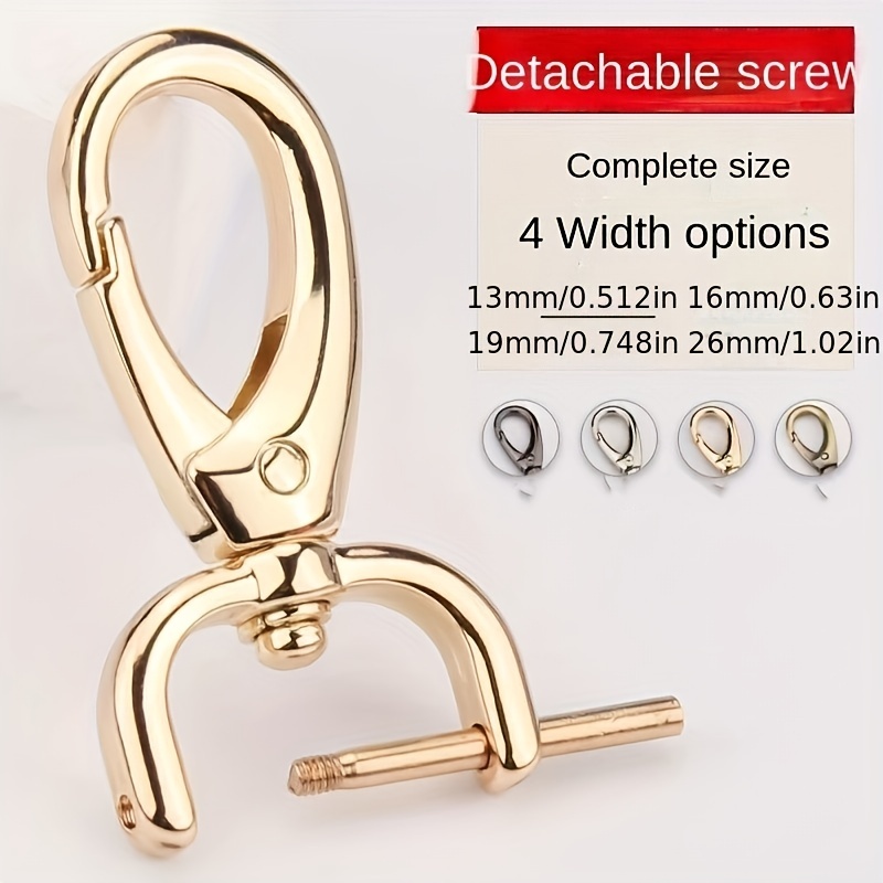 1pc Solid Brass Snap Hook Rotatable Bolt Clip Suitable For Bag Strap And  Pet Leash - Sports & Outdoors - Temu