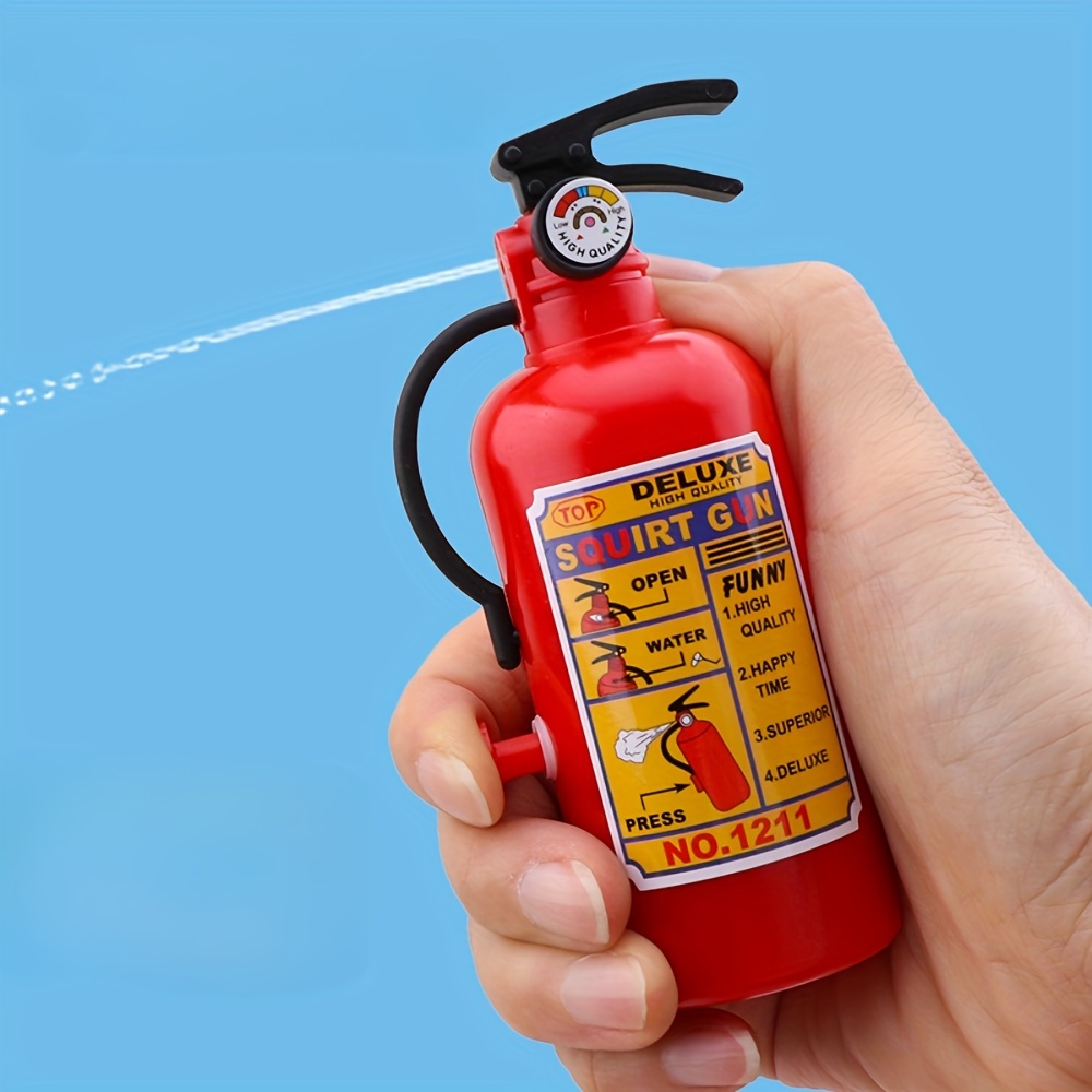 Extintor de Juguete PVC Rojo - Complemento Disfraz Bombero