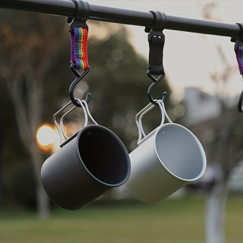 Outdoor Camping Aluminum Folding Water Cup With Foldable Handles