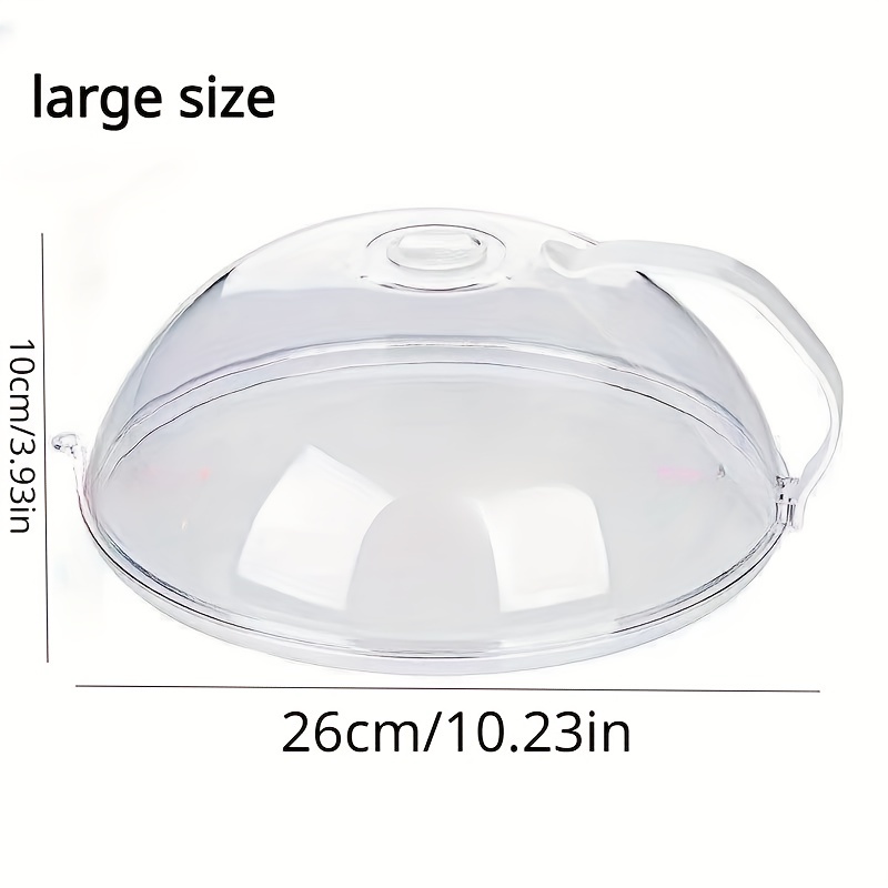 Microwave Oven Oilproof Covers And Utensils Rest, Dust- Proof Food Covers,  Microwave Splatter Cover With Handle, Food Heating Covers, Multifunctional  Kitchen Tool, Kitchen Gadgets - Temu