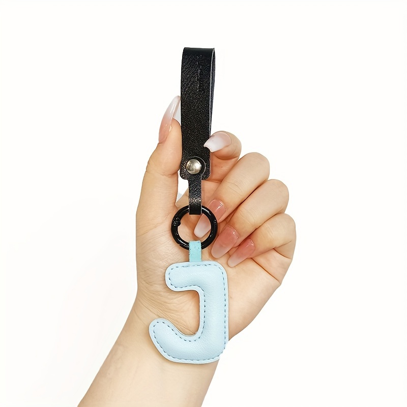 Cartoon Alphabet Initial Letter Bracelet Wristlet Keychain - Temu