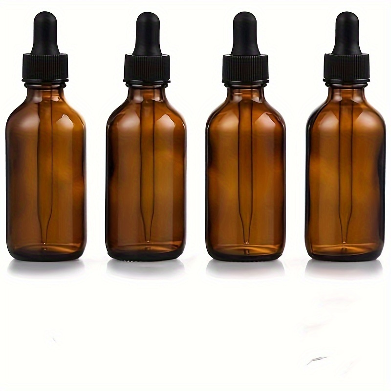 1pc Tea-colored Glass Dropper Essential Oil Bottle, Cosmetic Liquid Storage  Bottle For Diy Cosmetics