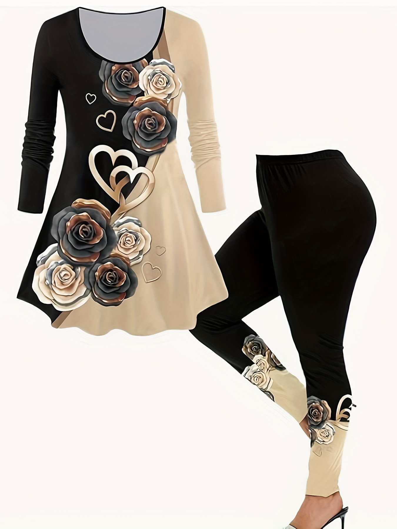 Womens Fashionable Casual Heart Print Leggings Womens Winter Leggings Plus  Size, Aa, Small : : Clothing, Shoes & Accessories