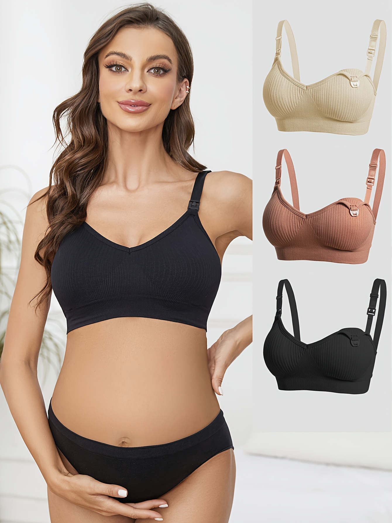 Bras Top For Feeding Without Underwire Maternity Pregnant Nursing