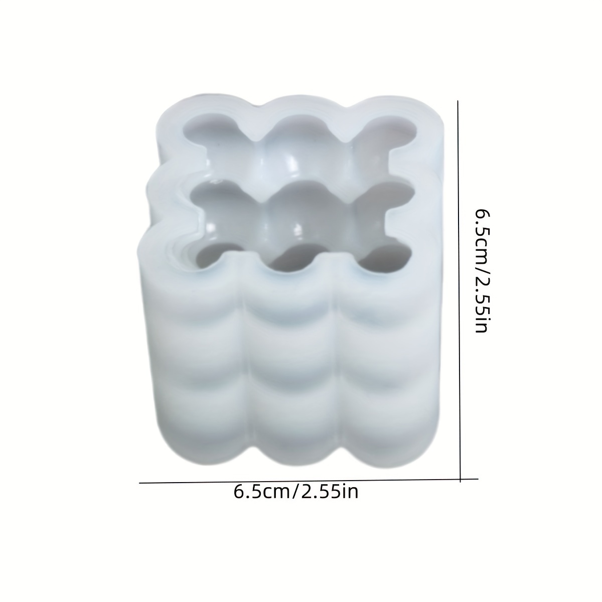 Kinggrand Kitchen Bubble Candle Molds for Candle Making 3D Soy Wax