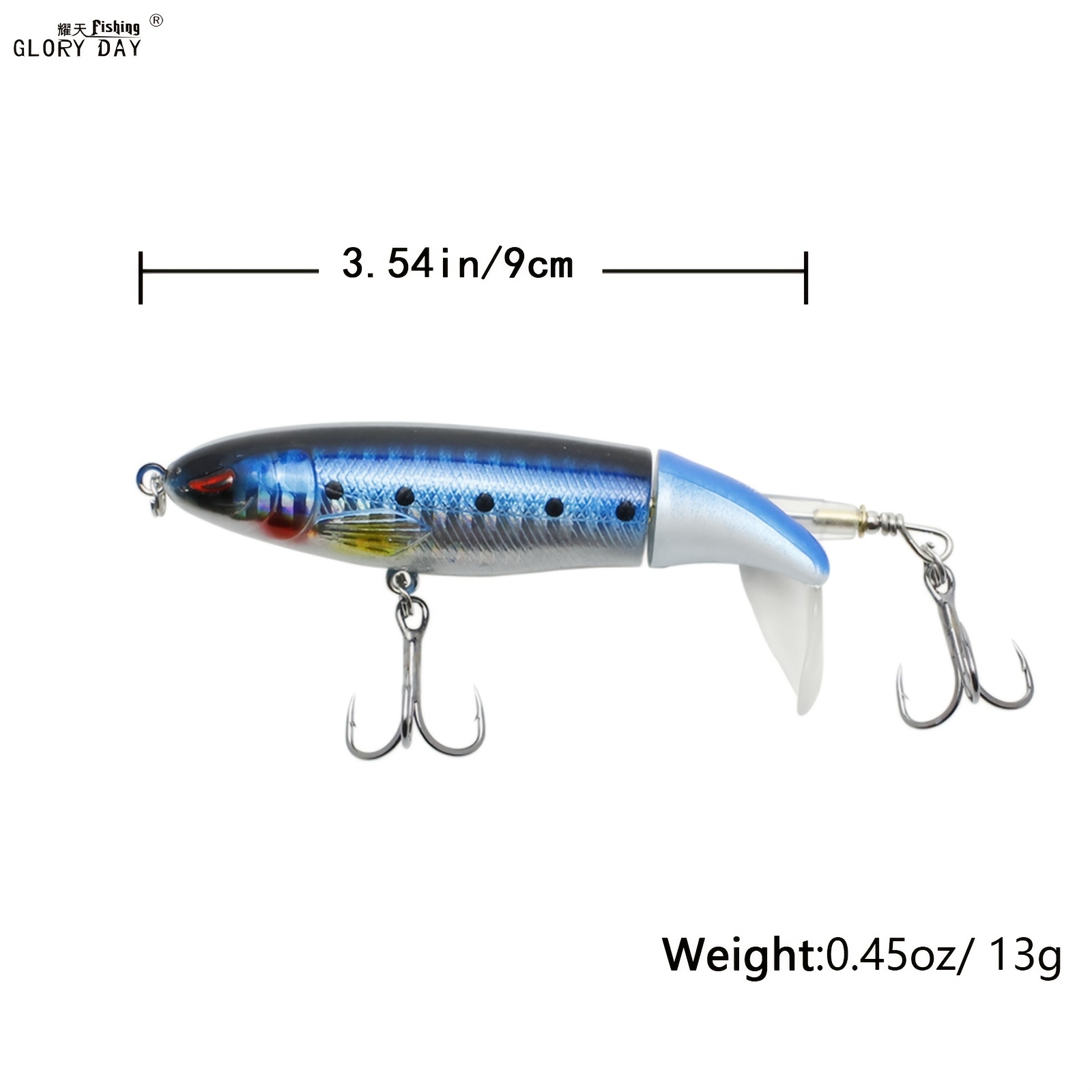 Glory Day Fishing Whopper Lures Kit Bass Floating Rotating - Temu Mexico
