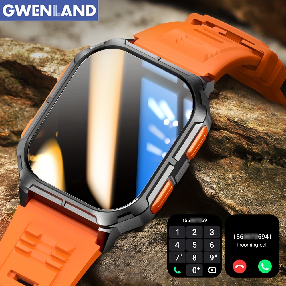 Reloj inteligente de regalo para hombres y mujeres, reloj inteligente de  pantalla táctil completa de 1.7 pulgadas con texto y llamada para teléfonos