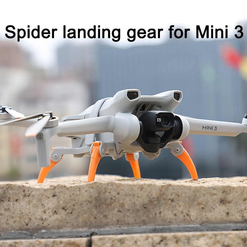 Foldable Spider Landing Gear For Dji Mini 4 Pro Drone - Temu