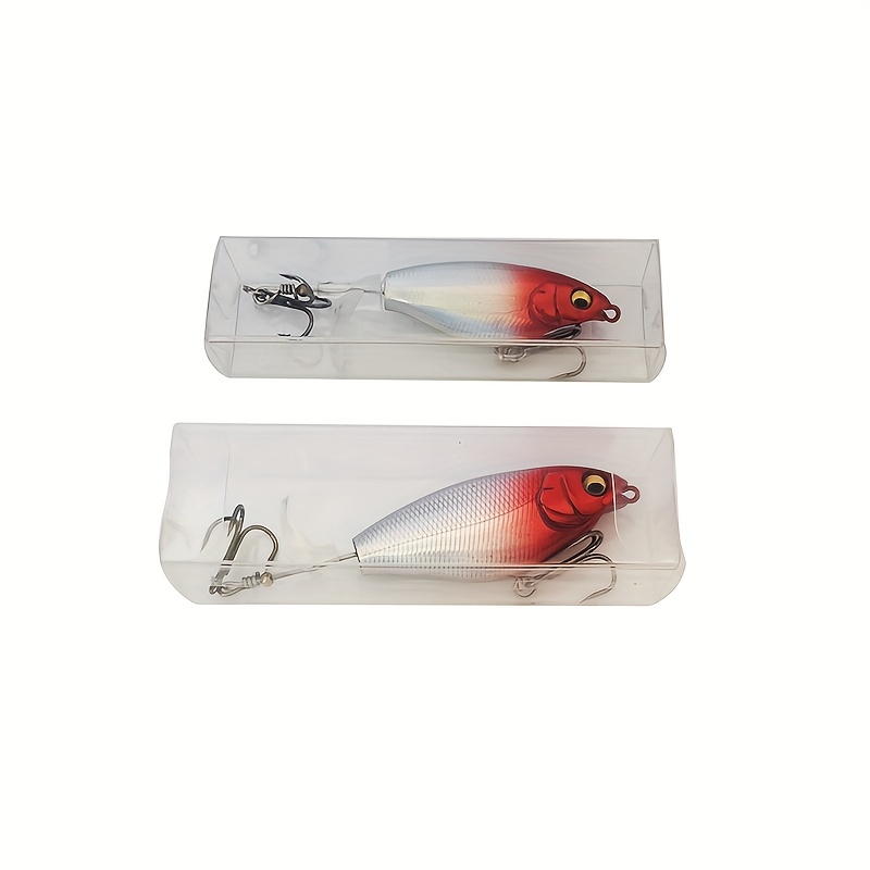 Whopper Popper Lures: Realistic 3d Eyes Rotating Tails - Temu Canada