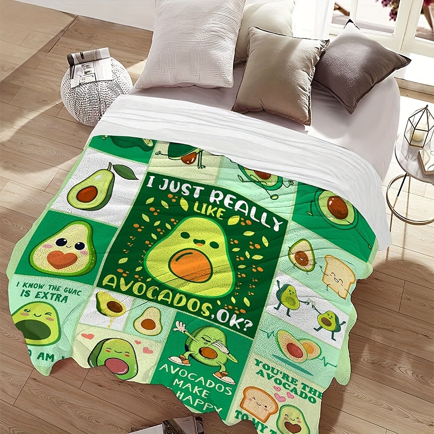 Cute discount avocado blanket