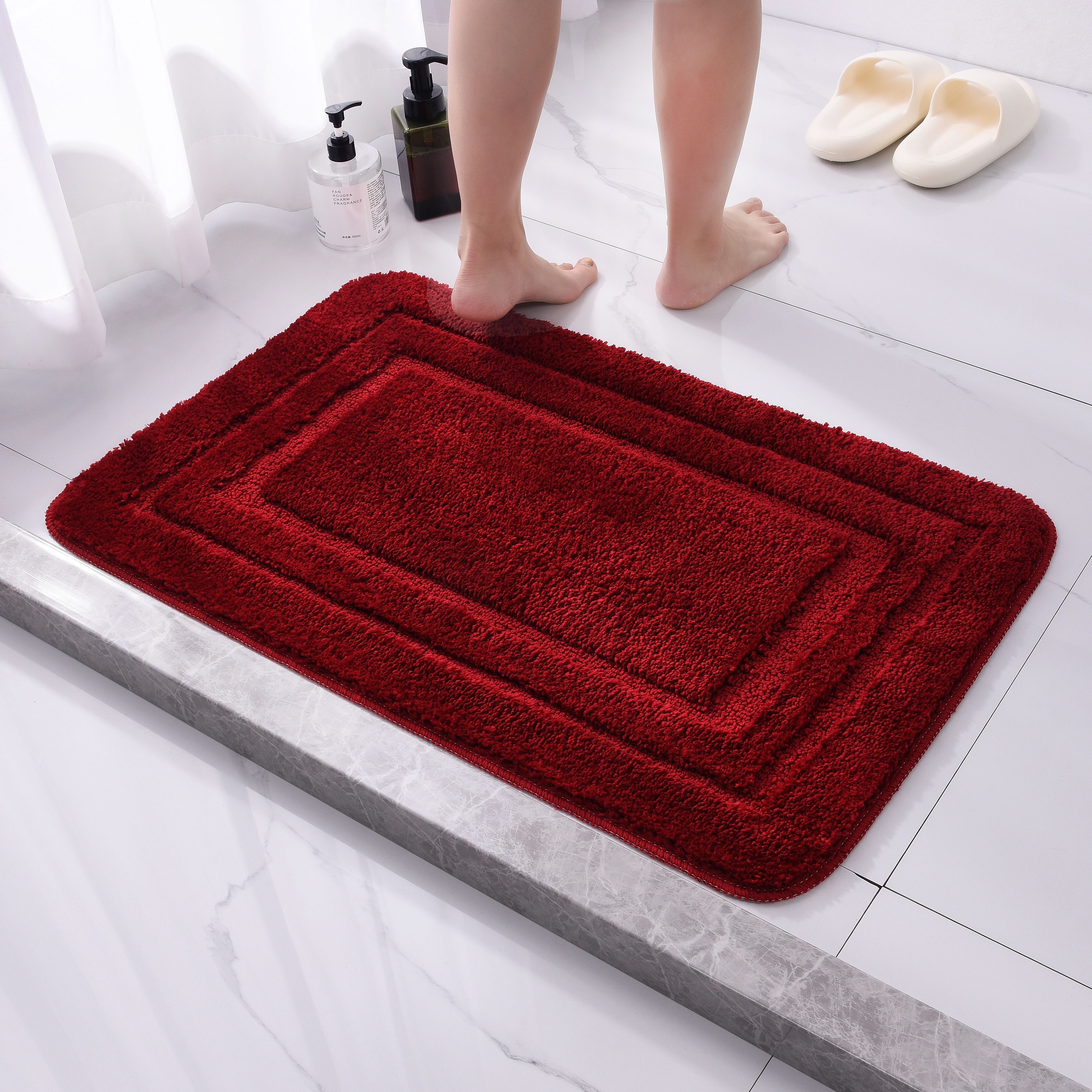 40*60cm Water Absorption Rug Bathroom Mat Indoor Absorbbs Doormat