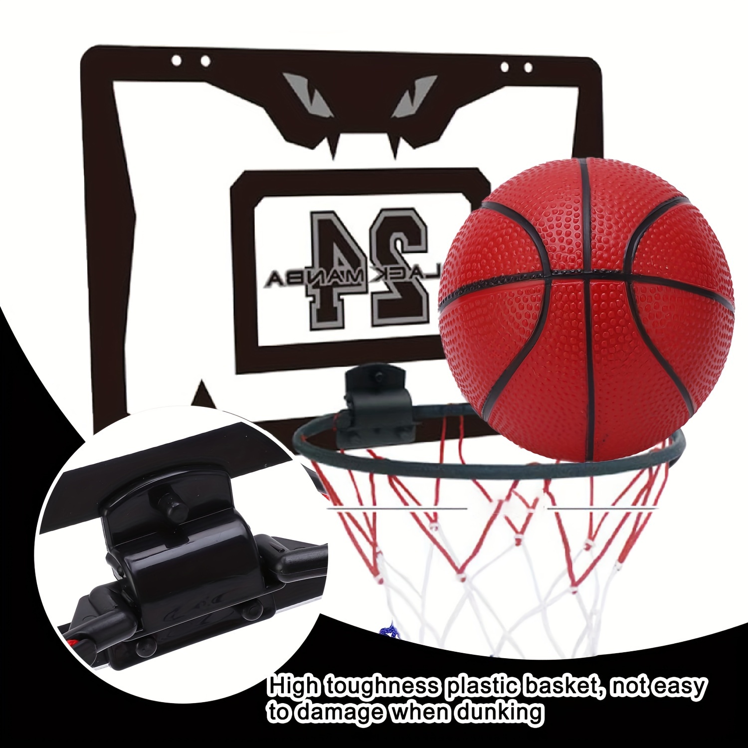 Foldable Basketball Hoop, Including Ball Hoop + Basketball + Pump