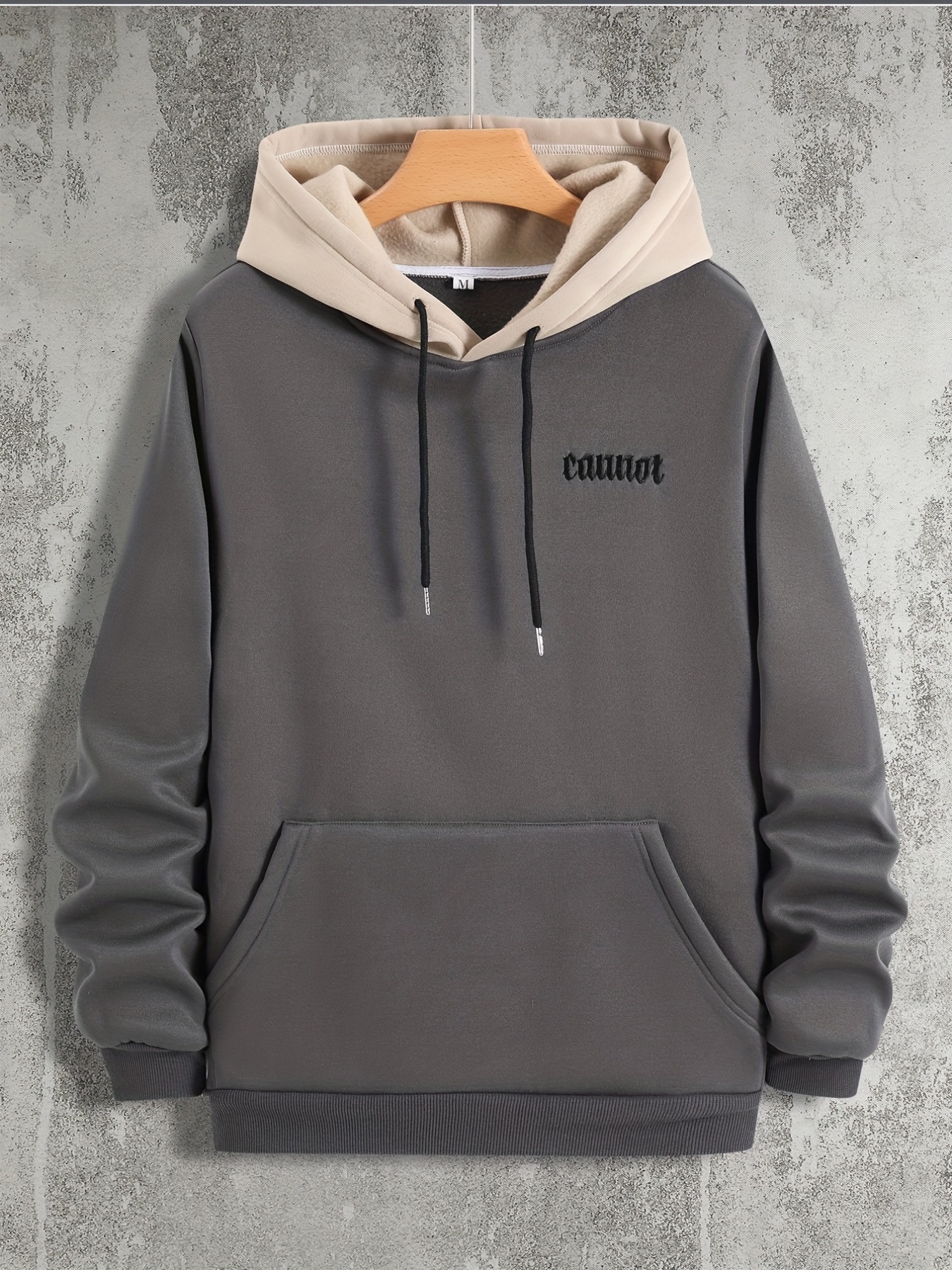 Color Block Hoodie Cool Hoodies Men Men's Casual Graphic - Temu