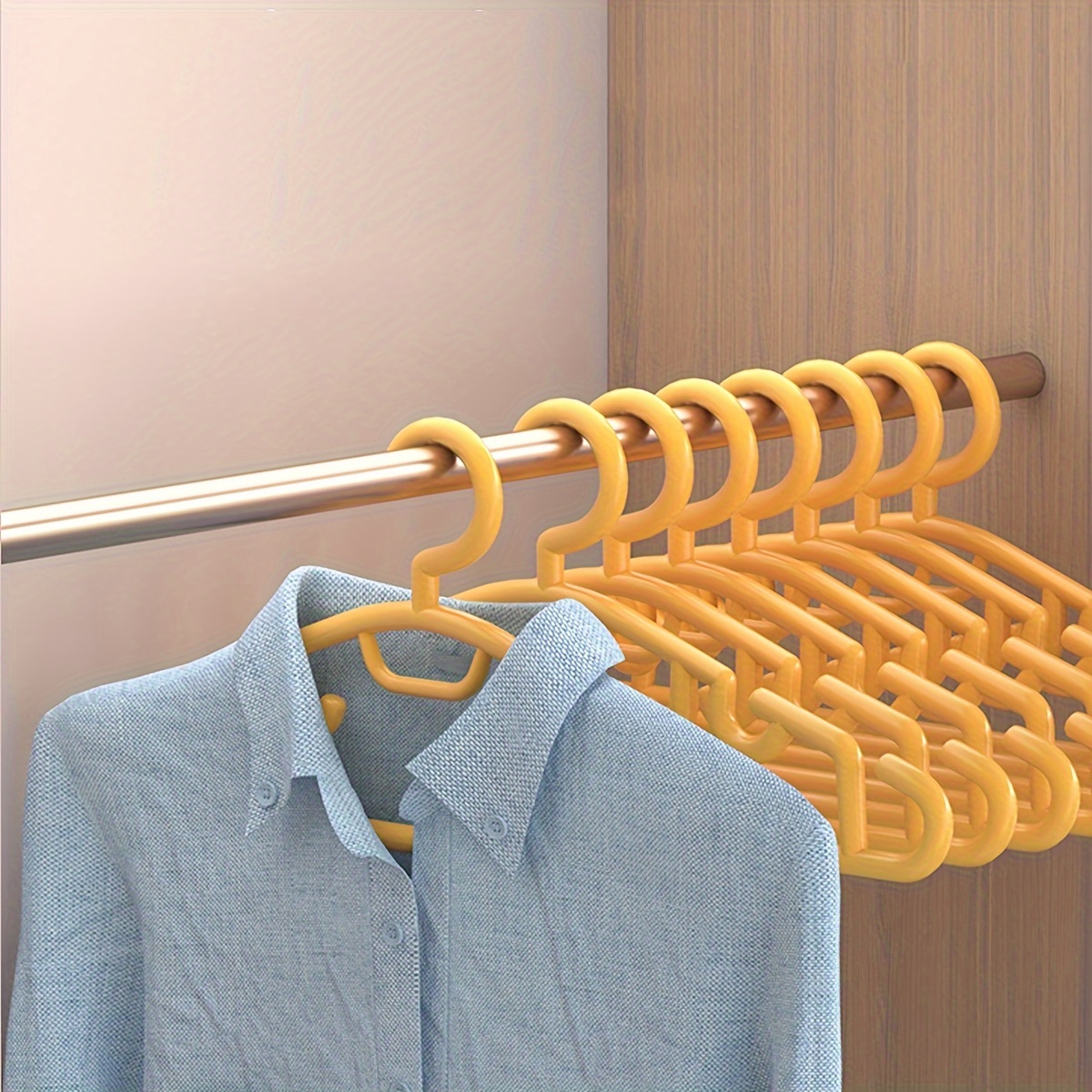 Plastic Clothes Hangers Heavy Duty Clothes Drying Racks - Temu