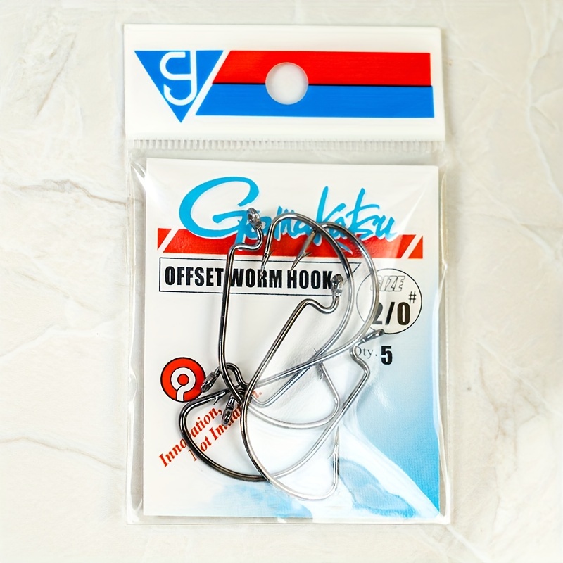 Lot Offset Worm Hooks Extra Strong High Carbon Steel - Temu