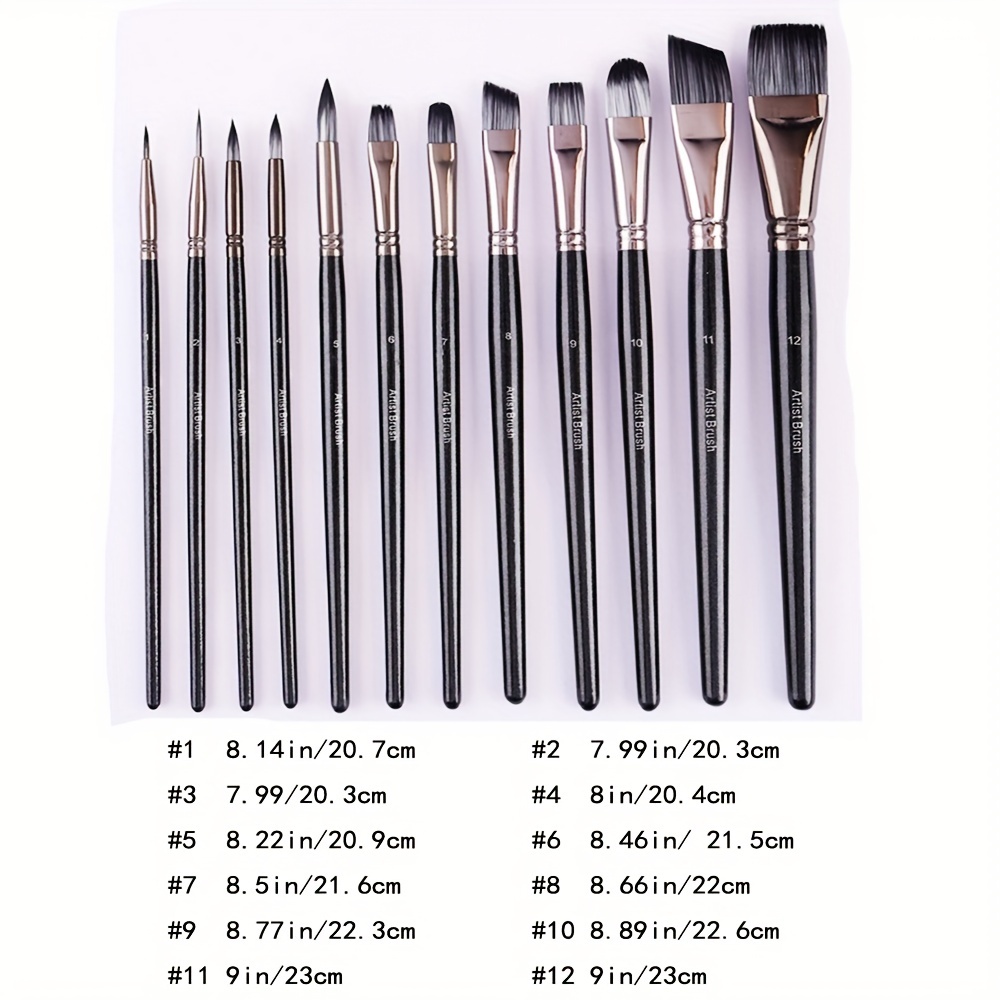 Painting Oil Painting Brush Painting Acrylic Gouache Brush - Temu