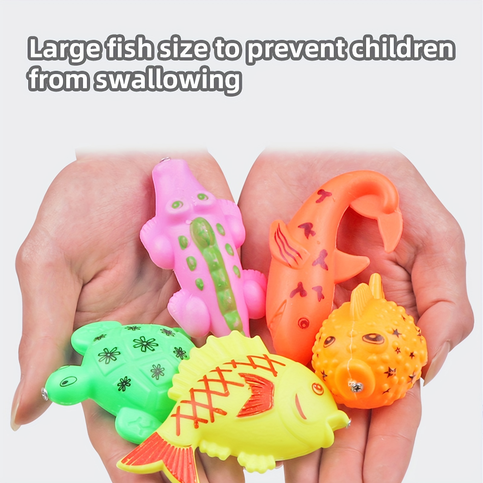Magnetic Fishing Game with Inflatable Pool for Kids