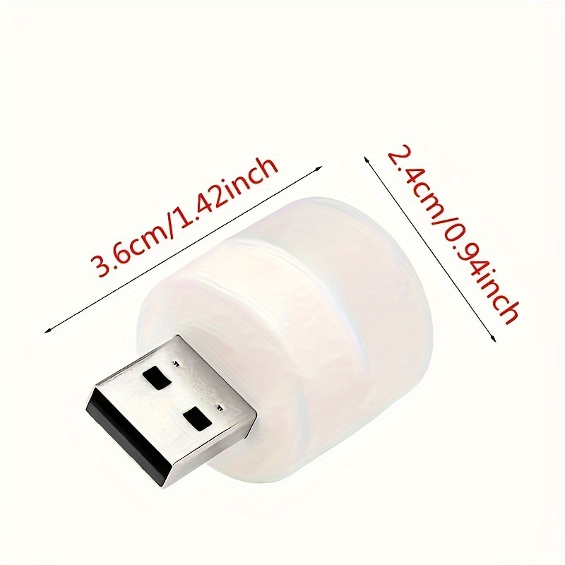 USB LED Lamp Night Light, Plug In Small Led Mini Portable For Pc