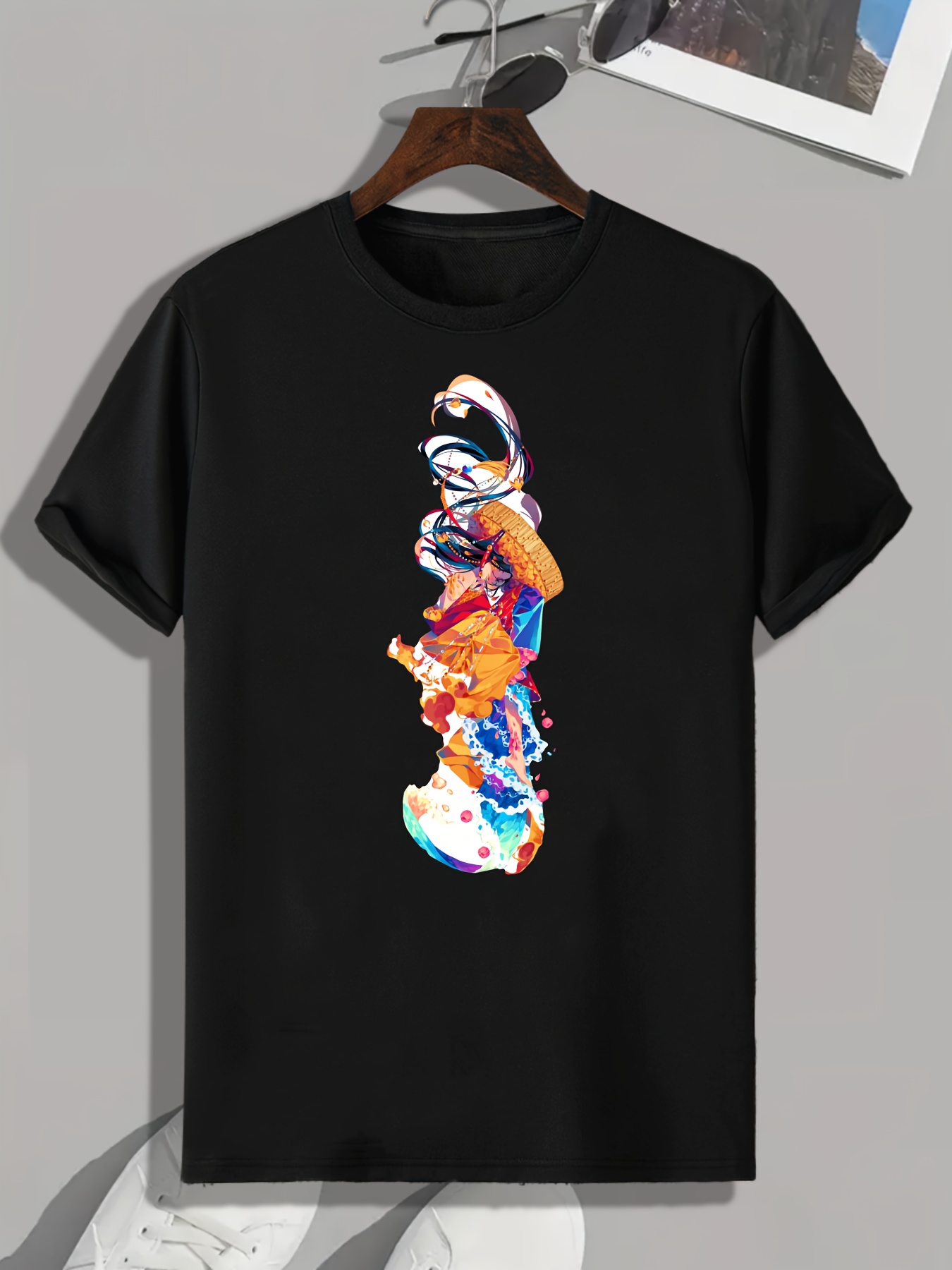 Impression Motif Artistique T shirt Graphique Hommes T Temu France