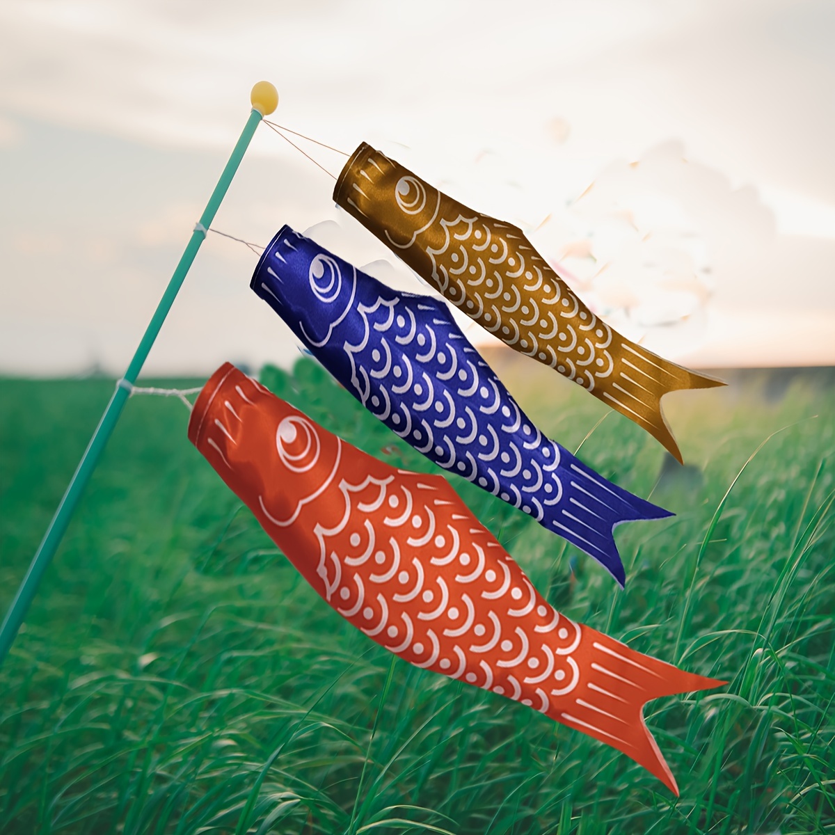 Japanese Carp Flag Fish Flag Scene Decor Festivals Decor - Temu
