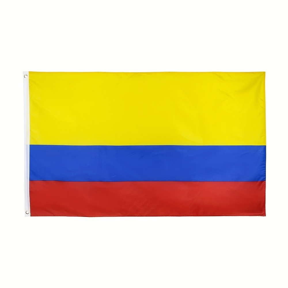 

1pc 90*150cm 3x5fts Colombian National Flags Colombia Flag, Outdoor Holiday Decoration, Yard Decoration, Theme Party Decoration