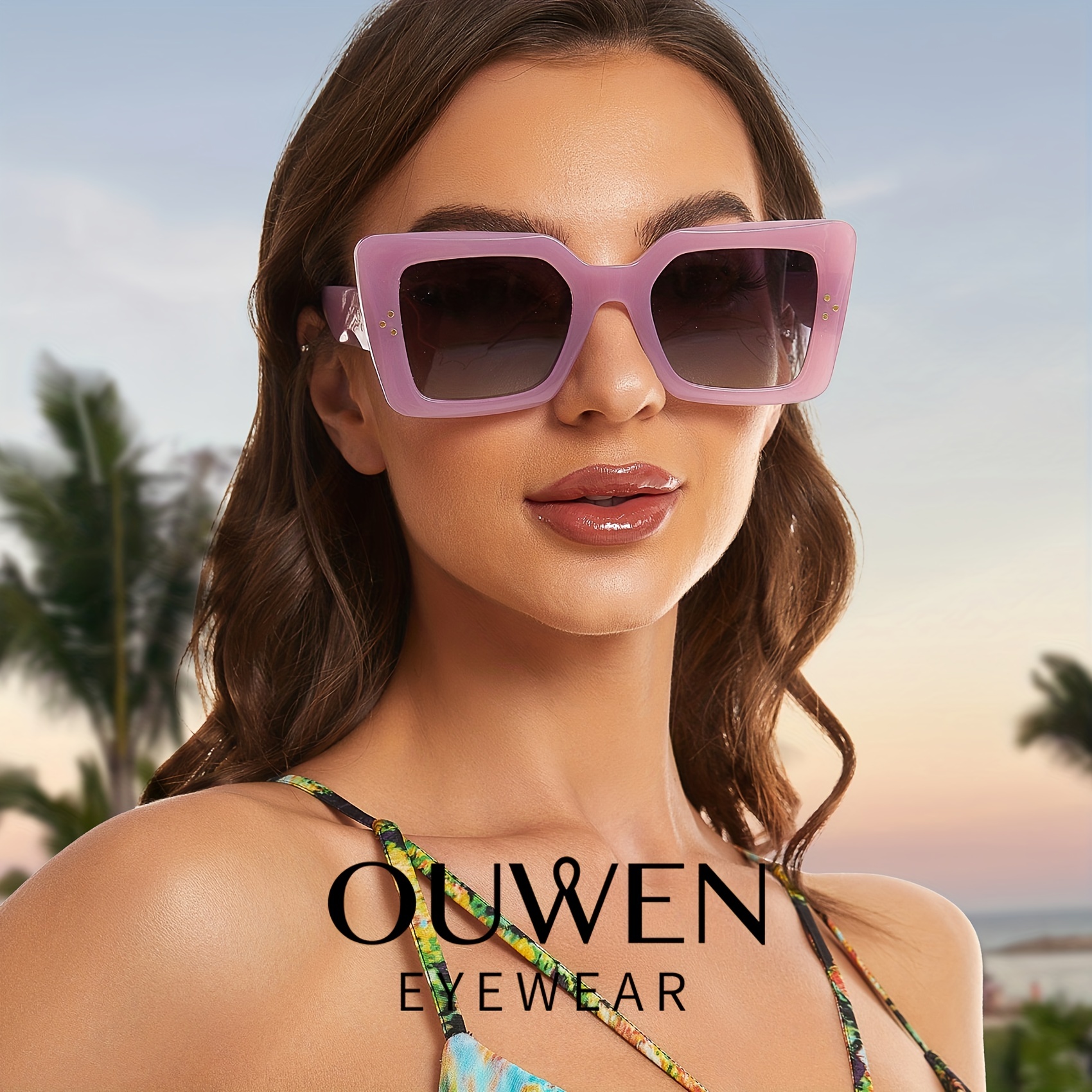 GQUEEN Gafas de Sol Mujer Polarizadas Moda Clásico Ojo de Gato Grande  Tamaño Vintage UV-Protección Gafas - Modo Moda