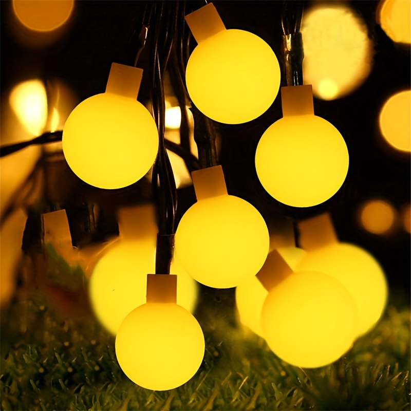 30 LED 5M Guirlande Lumineuse boules AutumnBox® Guirlandes solaire led  exterieur lampe etanche pour Anniversaire, Maison, Jardin, Terrasse,  Ceremonie, Noel