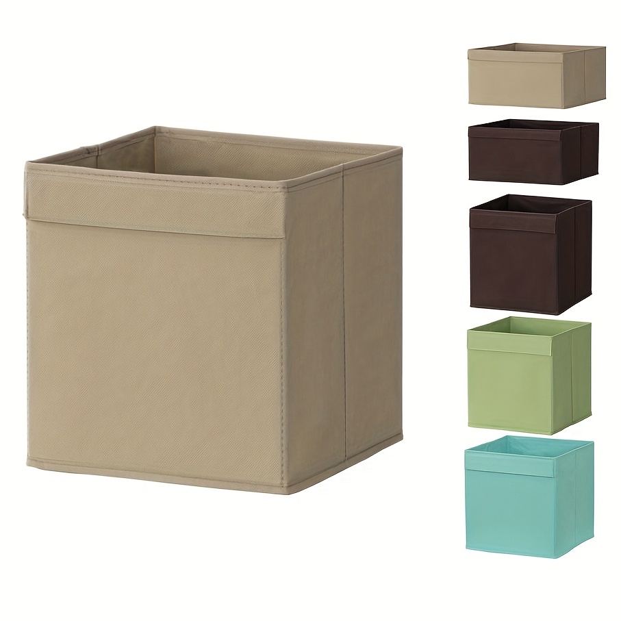 Non-woven Storage Box Collapsible Storage Cube Organizer Toys Organizer  with Handles Cajas Organizadoras