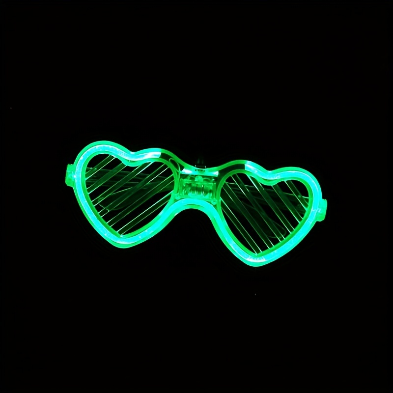 Paquete de 25 lentes LED, suministros de fiesta de Mardi Gras, 5 colores  neón, 3 modos de luz, varillas luminosas, vasos, juguetes, suministros de