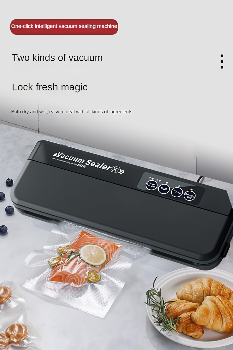 Fully Automatic Vacuum Sealer, Extended Plus Automatic Lock Buckle