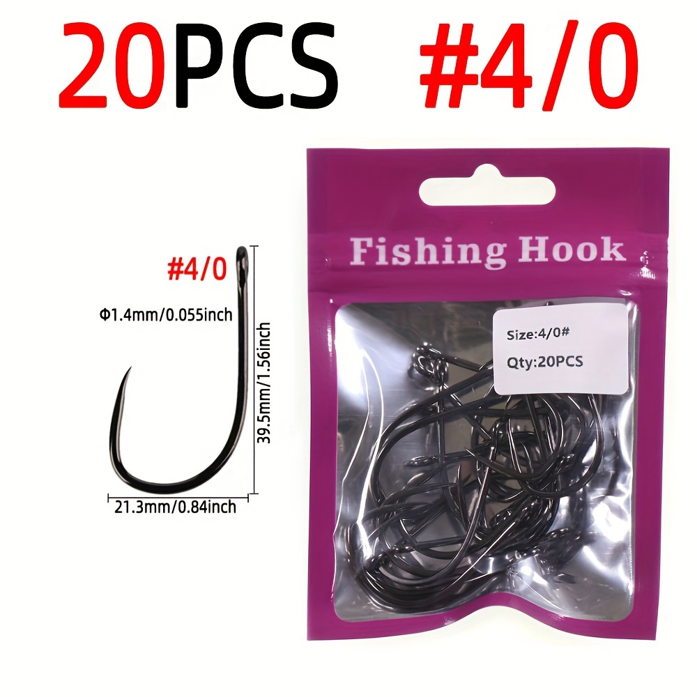 20pcs/pack Barbless Short Shank Hooks, Streamer Fly Tying Hooks, High  Carbon Steel 2X Strength Fishing Hooks