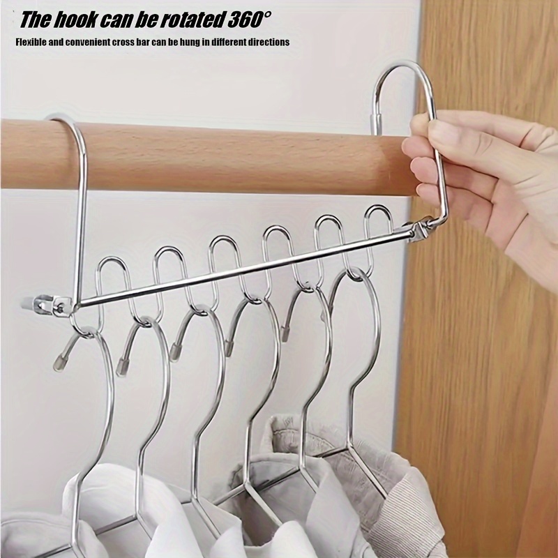 Hangers Space Saving Metal Chain Clothes Hanger Organizer - Temu